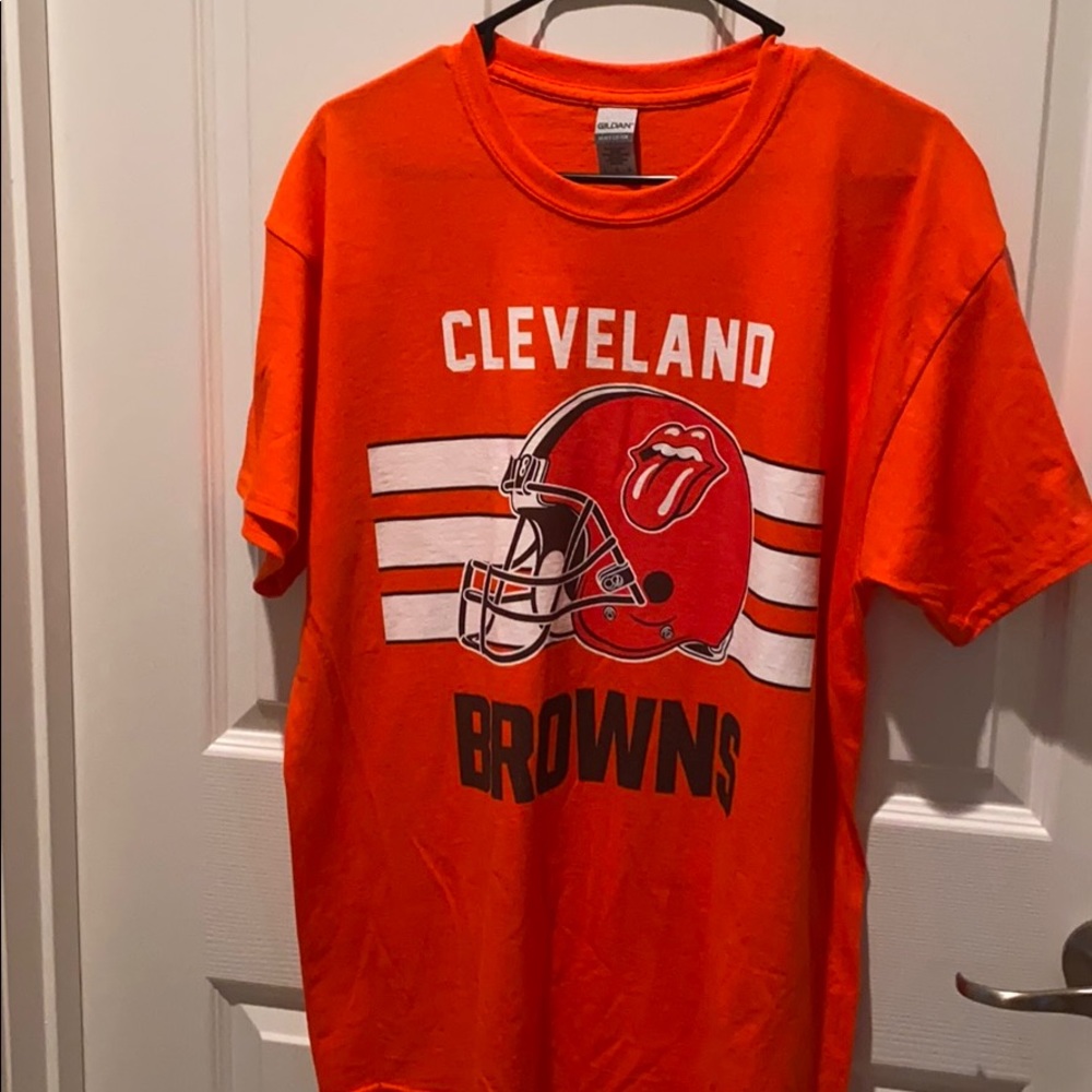 Cleveland Browns Rolling Stones T-Shirt SZ LARGE